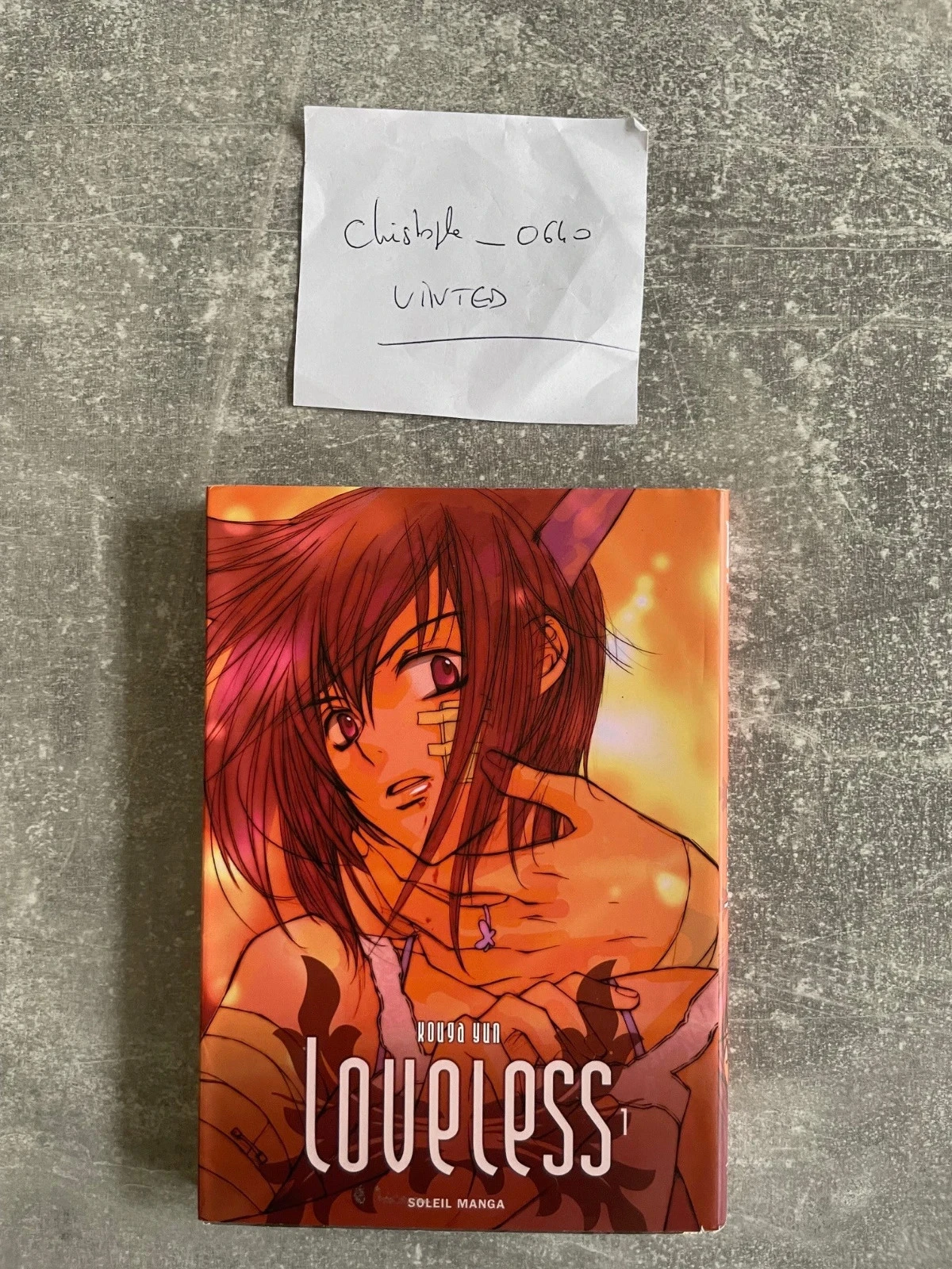Manga Loveless tome 1 version française.